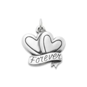 "Forever" Love Charm in Sterling Silver
