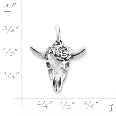 Desert Rose Charm in Sterling Silver or 14K Yellow Gold - Image 5