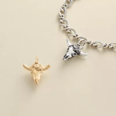 Desert Rose Charm in Sterling Silver or 14K Yellow Gold - Image 3