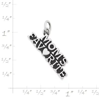 "Mom's Favorite" Charm in Sterling Silver - Image 4