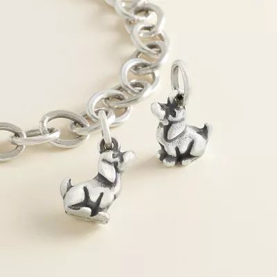 Pint-Sized Puppy Charm in Sterling Silver - Image 2