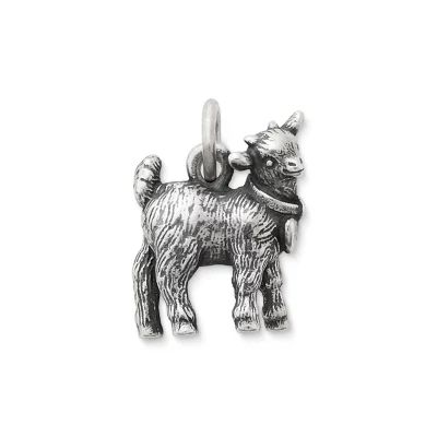 Sweet Baby Goat Charm in Sterling Silver
