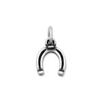 Horseshoe Charm in Sterling Silver
