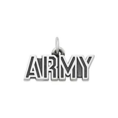 "Army" Charm in Sterling Silver