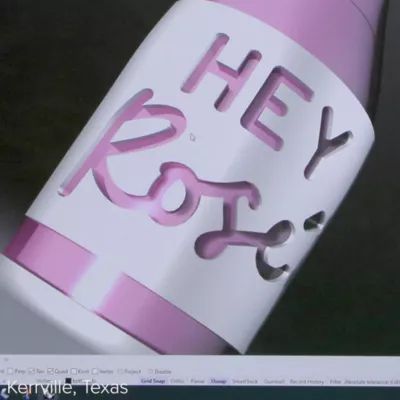 Enamel Hey Rose Charm in Sterling Silver - Image 7