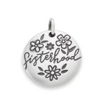 Sisterhood Charm in Sterling Silver