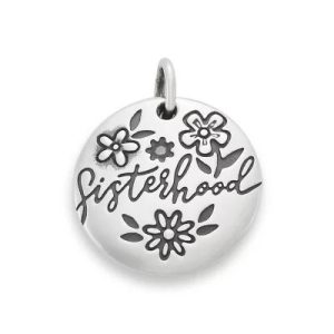 Sisterhood Charm in Sterling Silver