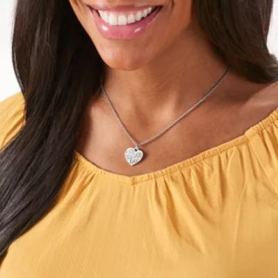 Love Will Save the Day Heart Charm in Sterling Silver - Image 4