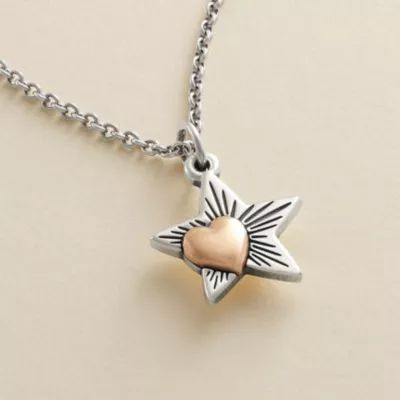 Love in the Stars Charm in Sterling Silver and Bronze - Image 2