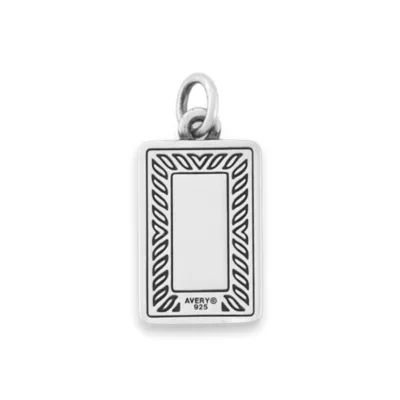 Enamel Queen of Hearts Charm in Sterling Silver - Image 2