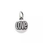 Love You Charm in Sterling Silver