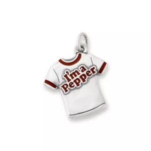 Enamel I'm a Pepper Charm in Sterling Silver