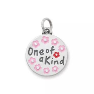 Enamel One of a Kind Charm in Sterling Silver