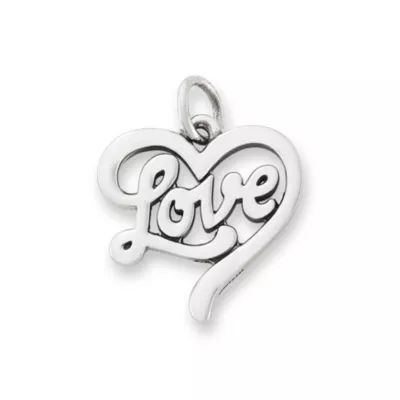 Love in My Heart Charm in Sterling Silver