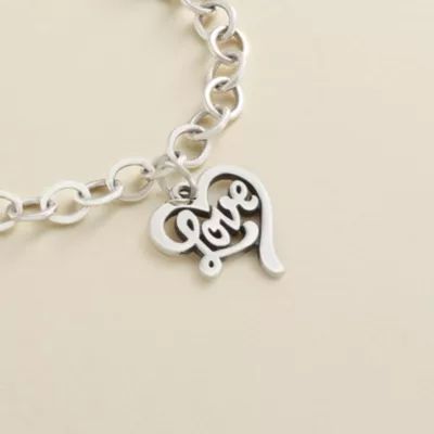 Love in My Heart Charm in Sterling Silver - Image 2
