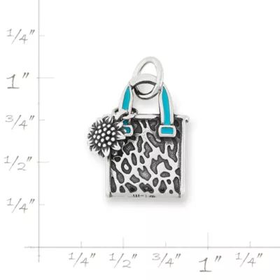 Enamel Consuela Classic Tote Charm in Sterling Silver - Image 7