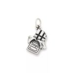Sweet On You Chocolate Bar Charm in Sterling Silver