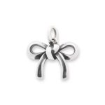 Bow Charm in Sterling Silver