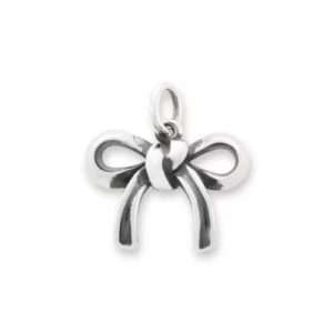 Bow Charm in Sterling Silver