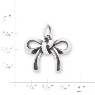 Bow Charm in Sterling Silver - Image 7