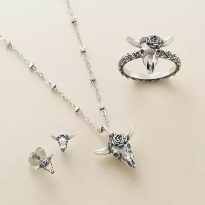 Desert Rose Charm in Sterling Silver or 14K Yellow Gold - Image 4