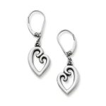 Mother's Love Dangle Earrings in Sterling Silver