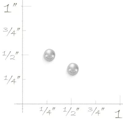 Tiny Stud Earrings in Sterling Silver or 14K Yellow Gold - Image 4