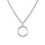 Circlet Changeable Charm Necklace in Sterling Silver