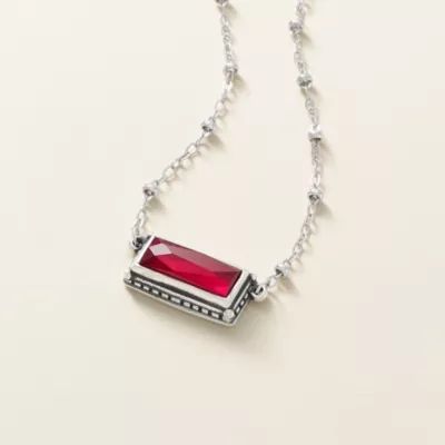 Palais Layered Gemstone Necklace in Sterling Silver - Image 3