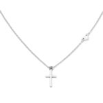 Faith and Love Necklace in Sterling Silver or 14K Yellow Gold