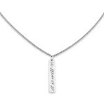 "It Is Well With My Soul" Necklace in Sterling Silver