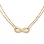 Infinity Necklace in 14K Yellow Gold