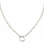 Cultured Pearl Changeable Charm Necklace in 14K Yellow Gold