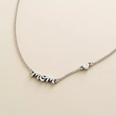 Mom Necklace in Sterling Silver - Image 3