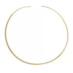 Collet Neck Collar in 14K Yellow Gold