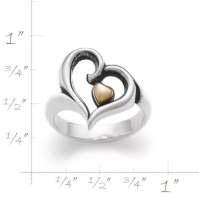 Joy of My Heart Ring in Sterling Silver and 14K Yellow Gold - Image 2
