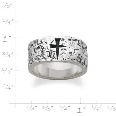 Mark of the Cross Ring in Sterling Silver - Image 2