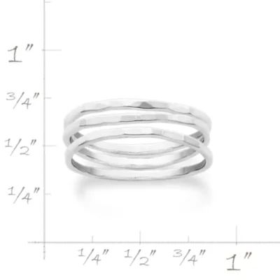 Delicate Forged Rings in Sterling Silver or 14K Yellow Gold - Image 3