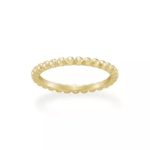 Beaded Ring in 14K Yellow Gold