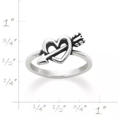Love's Arrow Ring in Sterling Silver - Image 3