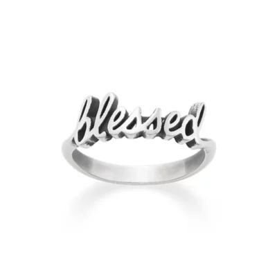 "Blessed" Ring in Sterling Silver