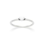 Pure Heart Ring in Sterling Silver or 14K Yellow Gold