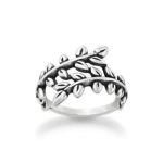 Delicate Vines Ring in Sterling Silver