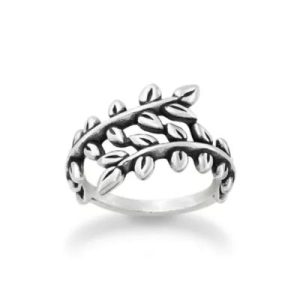 Delicate Vines Ring in Sterling Silver