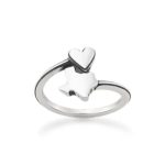 A Heart as Big as Texas Ring in Sterling Silver