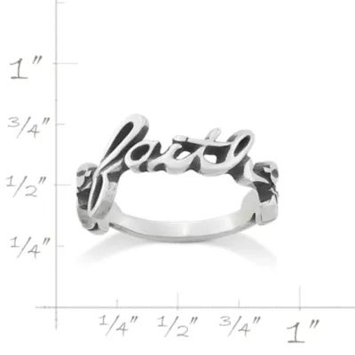 Faith Ring in Sterling Silver - Image 6