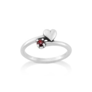 Wrapped Up in Love Gemstone Ring in Sterling Silver