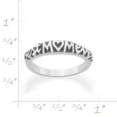 Best Mom Ever Ring in Sterling Silver - Image 6