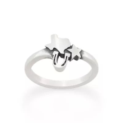 Texas Trio Ring in Sterling Silver