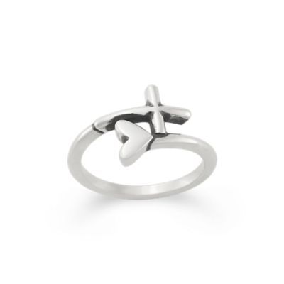 Faith Wrapped in Love Ring in Sterling Silver